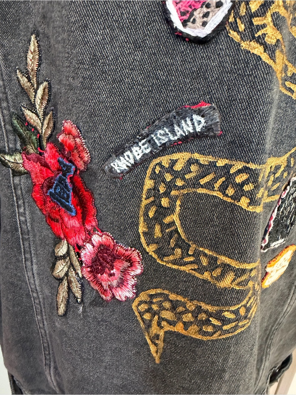 Custom Made Taylor Swift "Eras Tour" Jean Jacket. Women's Size: L. - Picture 11 of 14